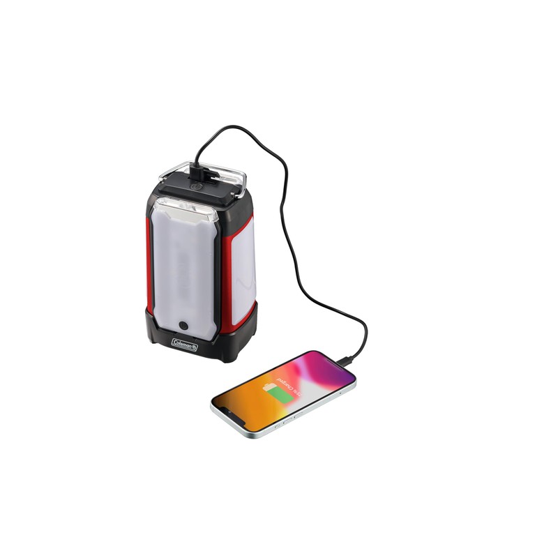 Coleman 2 Multi Panel Lantern Plus (Red)