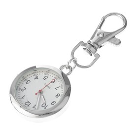 Hemobllo Pocket Watch, Keychain Nurse Pocket Watch - Hanging Doctor Pocket Watch - Clip- on Fob Watch Carabiner Watch for Doctors Nurses Chefs Hiking Climbing Font Color Random
