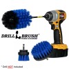 Drillbrush Medium Blue Drill Brushes with Extender - Clean pool