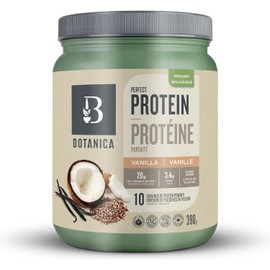 Botanica Perfect Protein Powder Vanilla – 20g Plant-Based Protein, Non-GMO, Sugar & Stevia Free, Gluten-Free, Dairy-Free, Vegan Pre-Workout Powder.