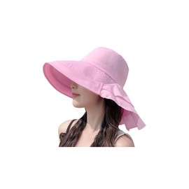 PALAME Women's UV Protection Hat, 360° Full UV Protection, Improved Brim, Firm Protection for Neck Lines, Spring and Summer, Sun Protection, Sun Protection, Sun Protection, Heat Blocking, Sweat