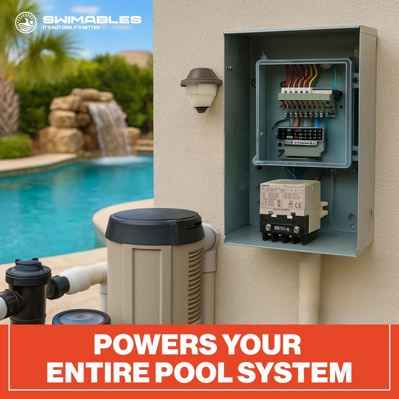 Swimables 143T145A Intermatics Relay Replacement - 24V DC DPST, 25A