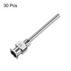 HARFINGTON 30pcs 14Gauge Stainless Steel Dispensing Needles, 1" All Metal