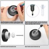 Pangda Concave Wall Door Bumper Stop Silver Stainless Steel Wall