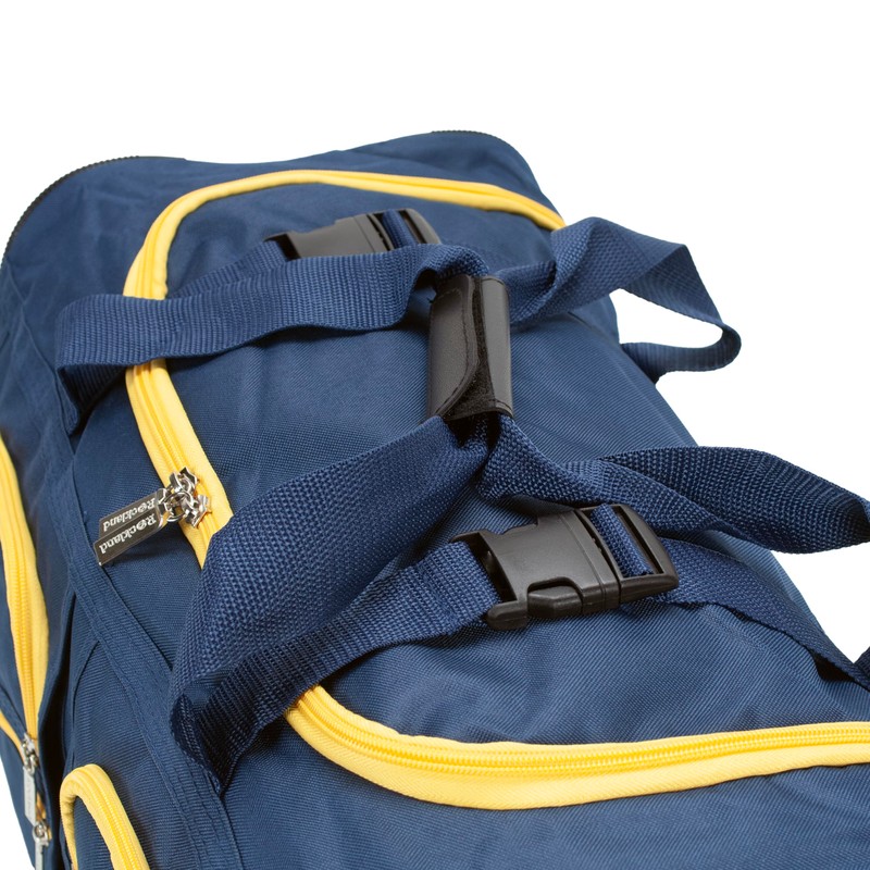 Rockland Rolling Duffel Bag, Navy, 22"