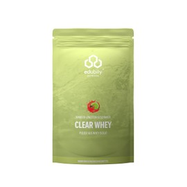 edubily nutrition® Clear Whey Isolate - Clear Protein Drink - Approx. 90% Protein Content - Lactose Free - 500 g Powder - Fruity Flavours (Raspberry Lime)