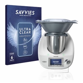 Savvies Screen Protectors for Vorwerk Bimby TM5 Ultra Transparent Pack of 6