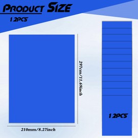 Heat Resistant Film for Lamps Blue Lamp Film 29.7 x 21 cm Colour Films Gel Colour Filter Heat Resistant Transparent Film with Colour Filter as Headlight Film for Your Photography Electronic Products