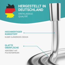 Engelbach® Plastic Shower Hose 1.5 m – Shower Hose with Standard Connection – Flexible & Drinking Water Tested – Made in Germany