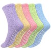 Firtink 5 Pairs Women Fluffy Socks, Fuzzy Soft Warm Cosy