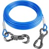 Tresbro 30FT Reflective Dog Tie Out Cable for Dogs Up