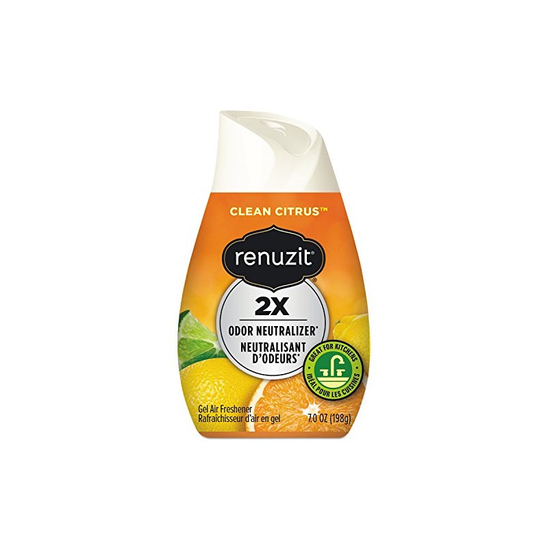 Renuzit 35000CT Adjustables Air Freshener, Citrus Sunburst, 7 oz Cone