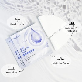 Seyoul Mascarilla De Gelatina Hidratante, 5 Mascarillas/caja Normal
