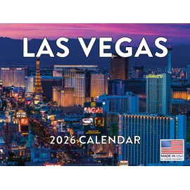 Las Vegas Calendar 2026 Monthly Wall Calender 12 Month | American Made In The USA