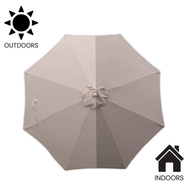 Formosa Covers - 9ft Market Patio Umbrella Replacement Canopy -