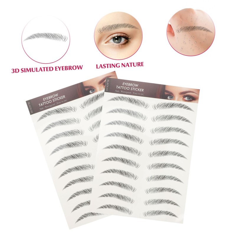 Mikinona Shop The Waterproof Eyebrow Realistic Like Stickers Easy Application