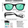 LIU·WEN Polarized Baby Sunglasses with Silicon Strap - Bendable Flexible