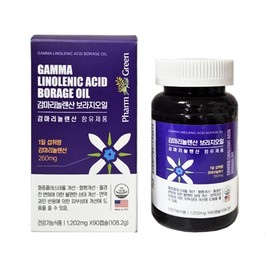 Pharmgreen Gamma Linolenic Acid Borage Oil 1202mg 90 capsules / 팜그린 감마리놀렌산 보라지오일 1202mg x 90캡슐