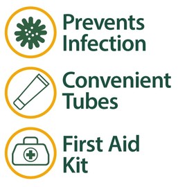 Globe Triple Antibiotic First Aid Ointment, 0.5 oz (4-Pack) | 24-Hour Infection Protection | Wound Care Treatment for Minor Scrapes, Burns and Cuts | 4 Pack