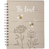 Primitives by Kathy 105402 Be Kind Spiral Notebook, 9-Inch, Beige