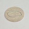 StonePlus Natural Round Marble Tray Matte Polishing Board Circular Plate