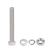 uxcell M6 x 55mm Hex Head Screws Bolts, Nuts, Flat
