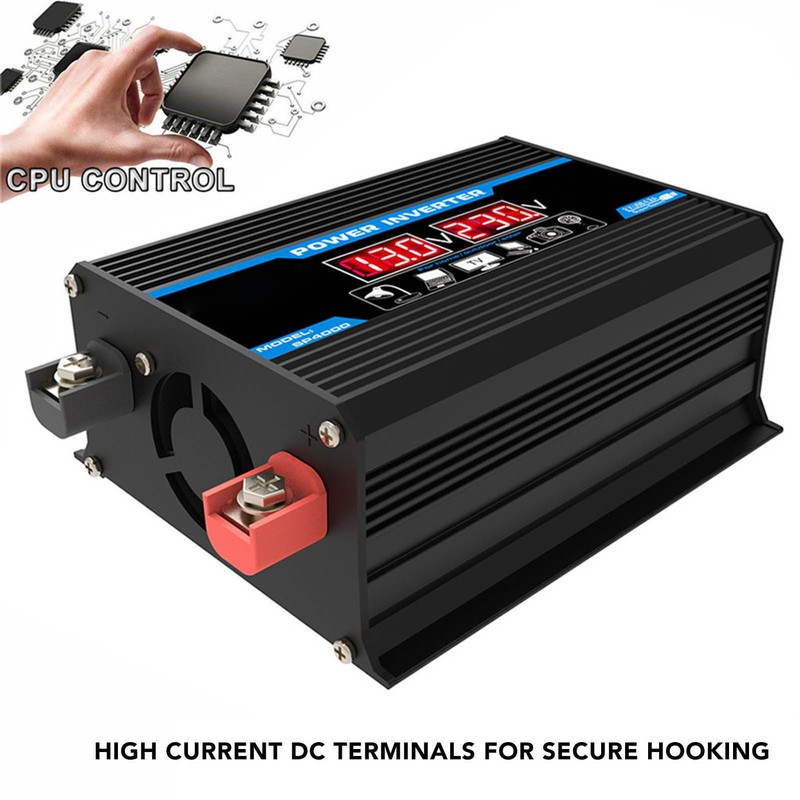 300W Modified Sine Wave Inverter USB Car Power Inverter Adapter