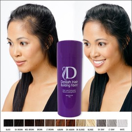 DARK BROWN color Delilah Best Hair Loss Concealer Building Fibers CONTAINER With 25grams Also Fits Spray Applicators