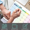 NOPKESV 1 Stück 18 Monats Kalender 2025 Familienplaner Wandkalender Paarkalender