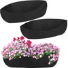 Augshy 36 Inch Planter Liners for Window Box, 4Pcs Window