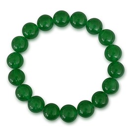 Vifaleno Malaysia Jade Natural Green Round 10mm Jade Bracelet, jade, Jade