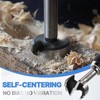 Vearter 40mm Forstner Drill Bit, High Carbon Steel Multi-Tooth Woodworking