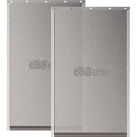 Cooute 2 Pack Dog Door Replacement Flap with Magnetic Closure, Compatible with PetSafe Freedom Dog and Cat Door PAC11-11039 Large 10 1/4" w x 17" h with 10PCS Screws