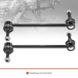 Frankberg 2 x Front Axle Coupling Rod Compatible with Escort AAL ABL GAL ANL ALL 1990-2001 Focus DAW DBW DNW DFW 1998-2005 Fiesta GFJ JA JB 1989-2003 All Engines Replace# 1130273