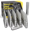 MIKKUPPA M14x1.5 32PCS Spike Lug Nuts, Replacement for Chevy Silverado