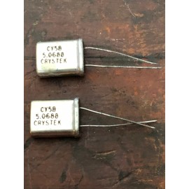 Crystek NOS - Lot of 2 Crystek CY58 5.0688 Radio Crystal
