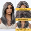 Layered Wigs For Women Shouler Length Wear and Go Glueless