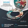 Sanilo Toilet Seat ROUND with Soft Close, Quiet and Slow