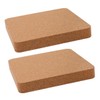 Operitacx 2pcs Cork Pad for Leather Stamping Thickened Craft Punching
