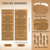 MotiMind 50 Sets Religious Bible Verse Gifts Bulk Christian Bookmarks