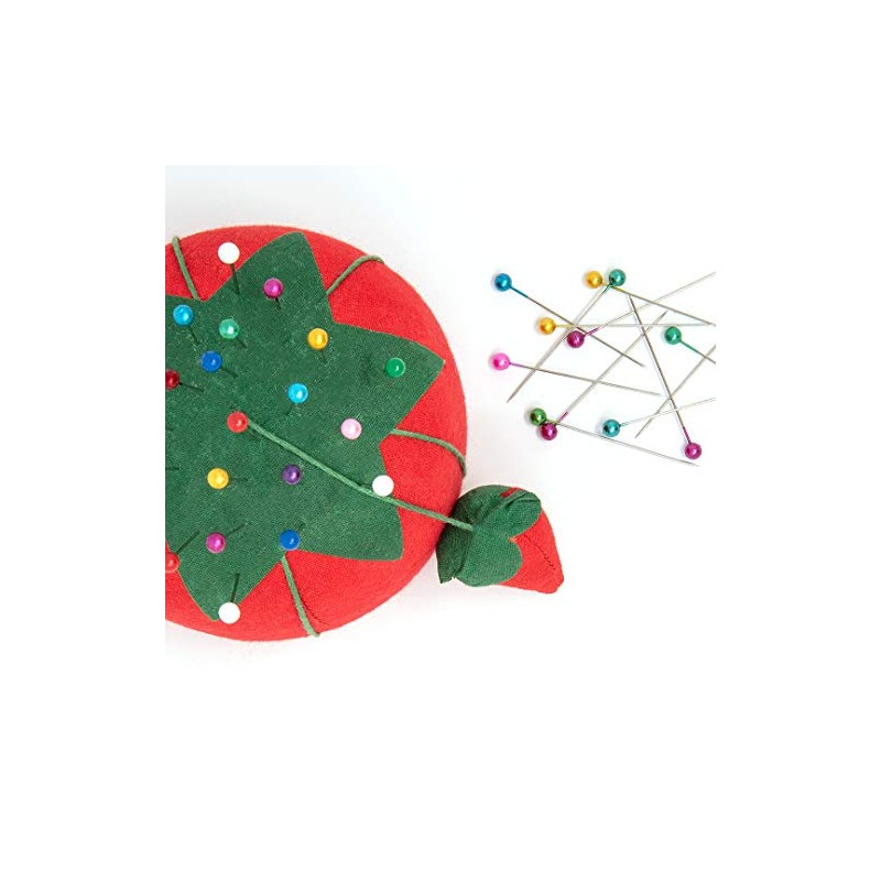Dritz Tomato Pin Cushion, Red