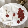 Wax Seal Stickers 50 PCS Rose Self Adhesive Wedding Invitations
