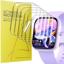 Blueshaweu Compatible for Slothcloud Kids Smartwatch 1.4 Inch H97 Screen Protector, [6 Pack] Full Coverage TPU Clear Film Compatible with Slothcloud H97 Smartwatch 1.4" (6 PACK)