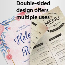 Claudius Premium Parchment Effect Paper - 100 Sheets - Double Sided A4 - Quality 100 GSM Paper - Astra Print