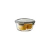 Lock&amp;Lock Oven Glass Euro Heat-Resistant Sealed Round 650ml (LLG831N) /