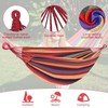 Double Hammock Comfortable with Stand for Hanging Sturdy 440lbs Capacity