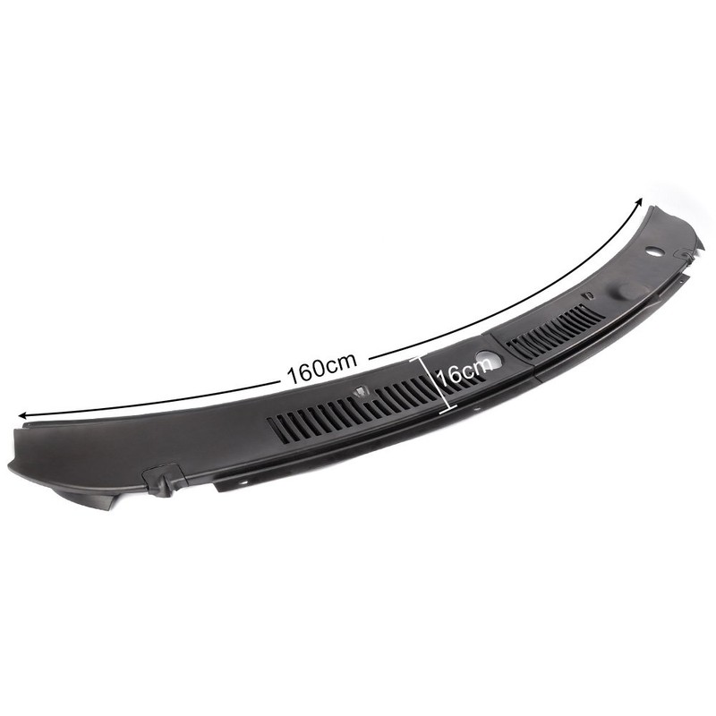 New 2-Piece Windshield Wiper Cowl Vent Grille Panel Hood Assembly