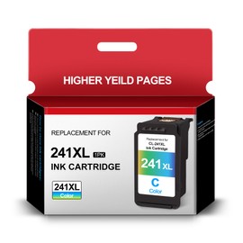 CL-241XL Color Ink Cartridge Replacement for Canon 241 241XL Ink Work for Canon PIXMA MG3620 MG2120 MG3600 TS5120 TS5100 MX472 MX452 MX372 Printer (1 Color)