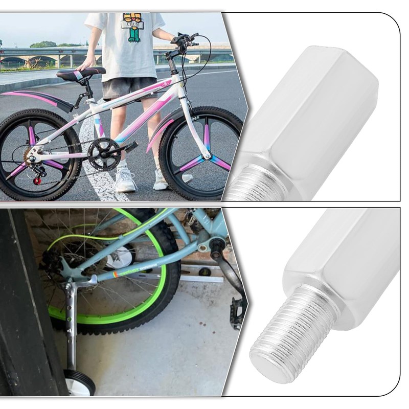 SG Store 2pcs 3/8" Bicycle Stabiliser Extension Bolt Axle Extenders