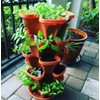 Mr. Stacky TC-1 Planter, Terra Cotta